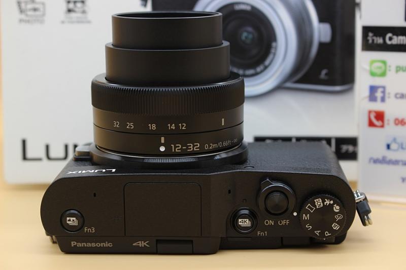 ขาย  Panasonic Lumix DMC-GF9 + Lens kit 12-32mm สีดำ  อดีตประกันร้าน สภาพสวย ใช้งานน้อย ชัตเตอร์ 1,635 รูป เมนูอังกฤษ จอติดฟิล์มแล้ว มีWiFiในตัว อุปกรณ์พร้